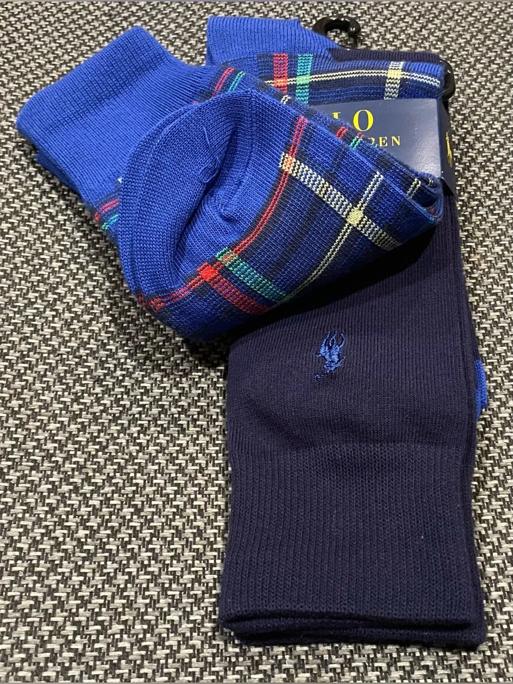 Polo Ralph Lauren Socks 2 Pairs Men’s New With Tags